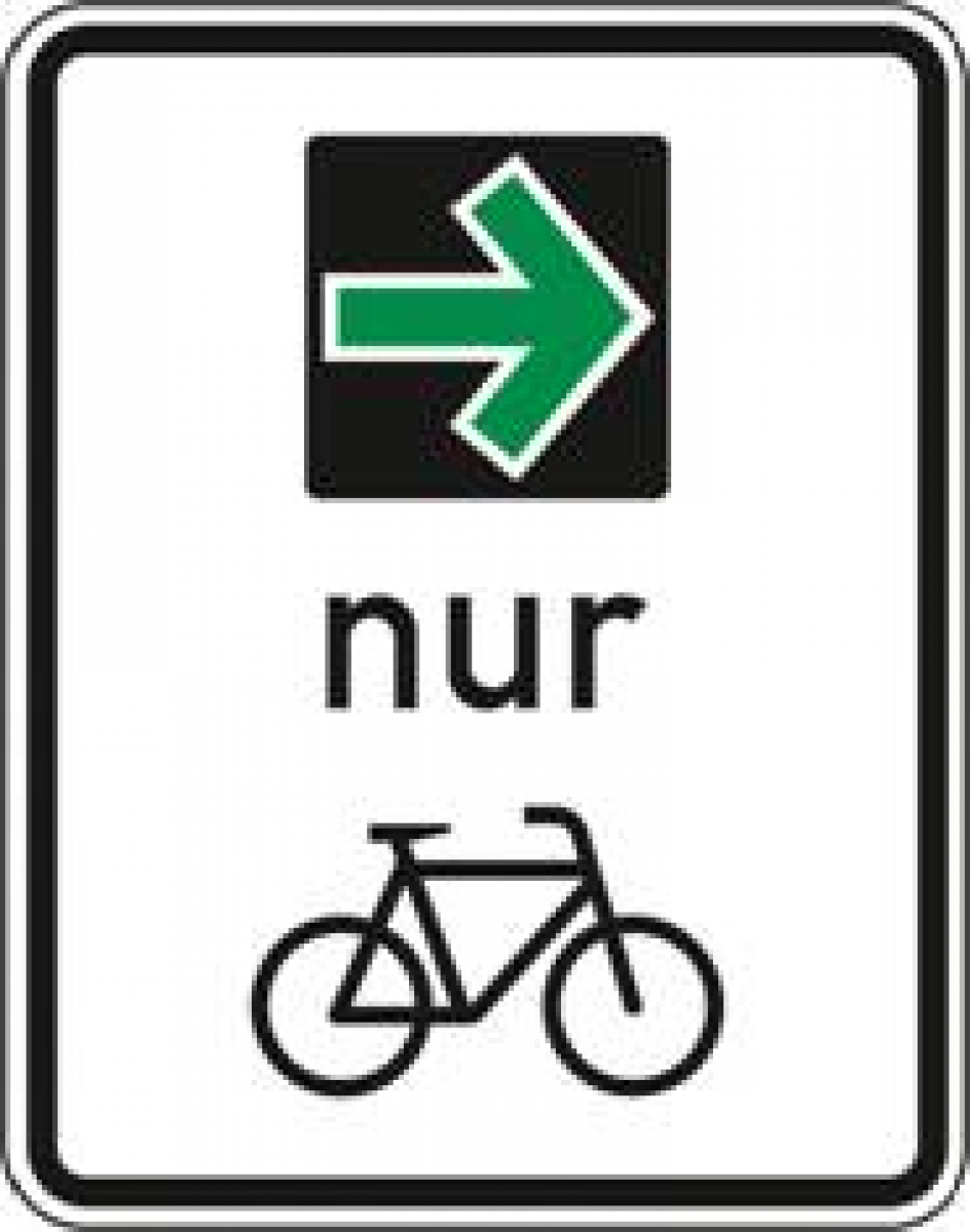 Grünpfeil nur für Radfahrer?