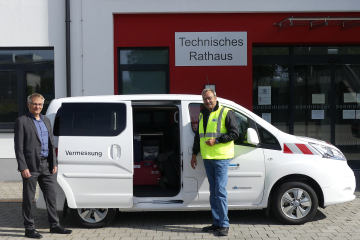 Stadt Sankt Augustin nimmt E-Fahrzeug für die Vermessung in Betrieb - Image