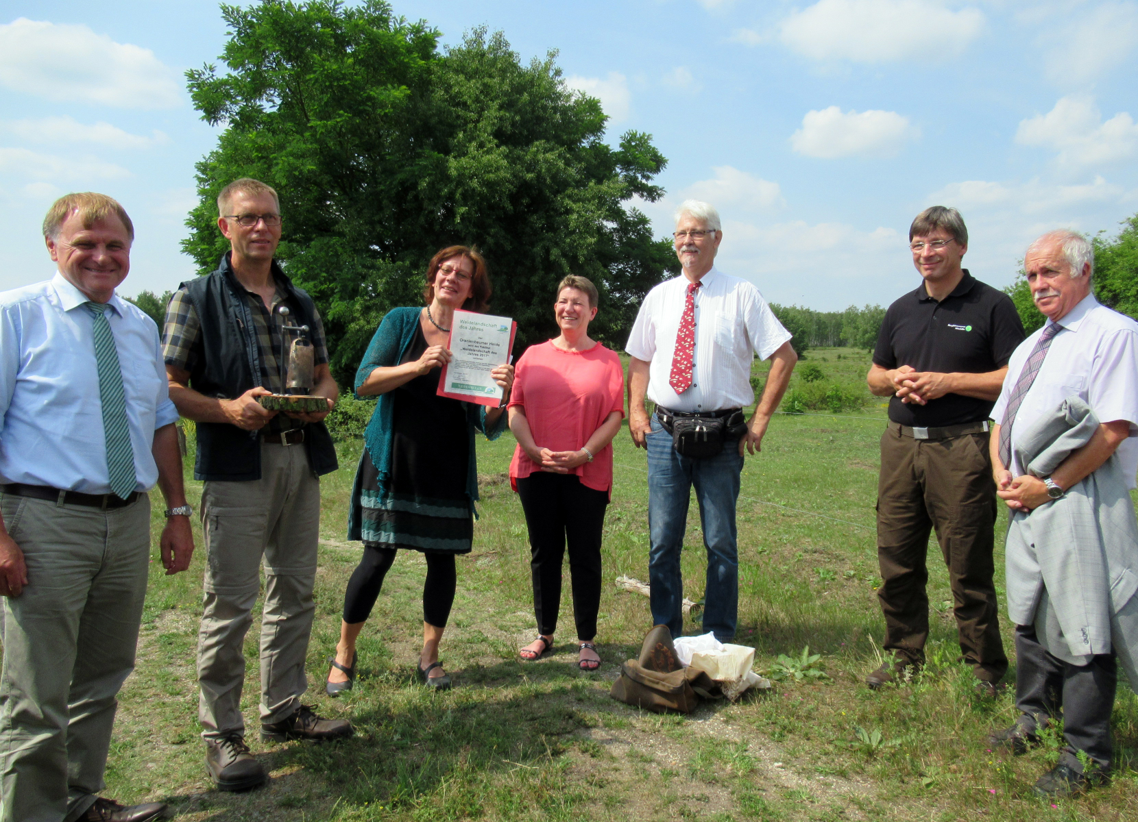 DBU-Fläche Oranienbaumer Heide „Weidelandschaft 2017“