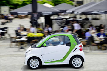 smart fortwo electric drive im Förderprojekt eMERGE