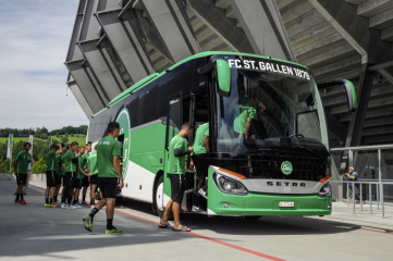 Setra Omnibusse fördern den Sportsgeist 