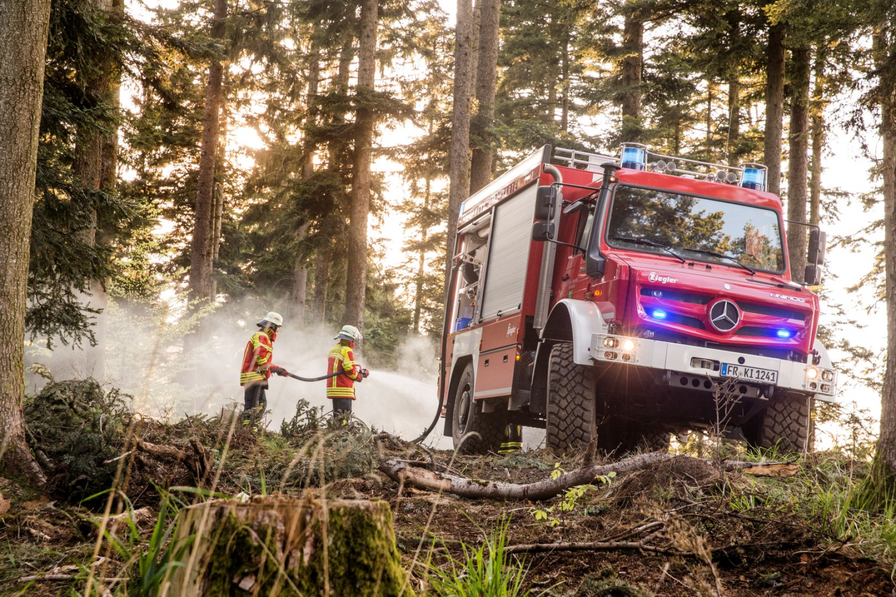 Daimler: Extreme Waldbrandgefahr