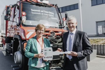 Einzigartiger Unimog auf Magdeburgs Schienen - Image