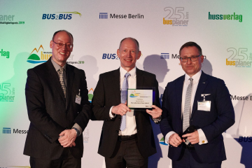 Dreifachsieg für Mercedes Benz und Setra beim internationalen busplaner Nachhaltigkeitspreis 2019 - Image