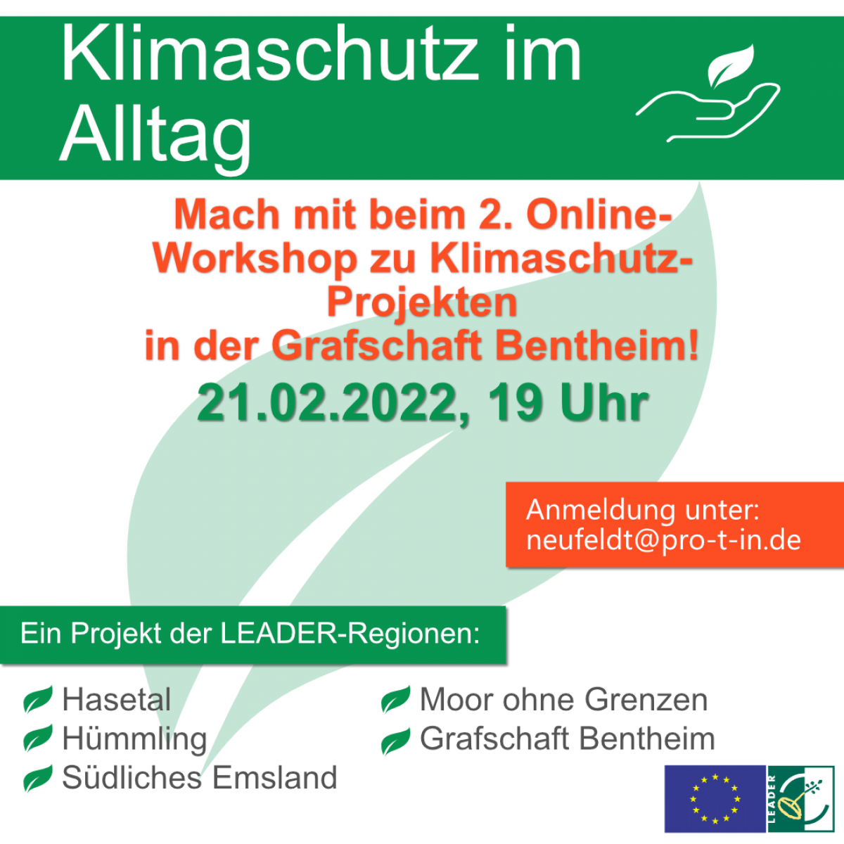 Online-Workshop zum Klimaschutz soll Projektideen konkretisieren