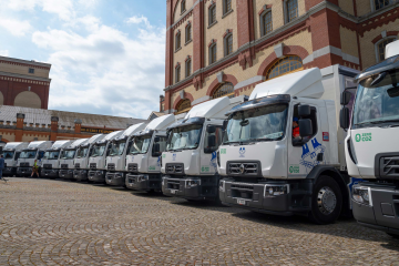 Premiere in Europa: Die Feldschlösschen-Brauerei erhält 20 elektrische Renault Trucks - Image