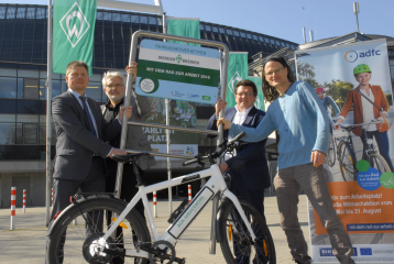 Werder Bremen und Fun Factory erhalten Auszeichnung für fahrradaktives Engagement - Image