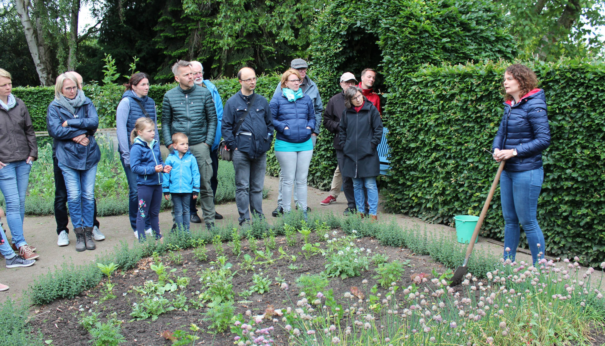 Klimaschutzbürger zu Gast im Kreislehrgarten