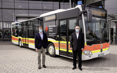 Daimler Buses baut Mercedes-Benz Citaro für den Transport von COVID-19-Patienten um - Image