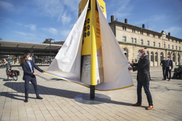 Erste Mobilitätssäule in Schwäbisch Gmünd eingeweiht