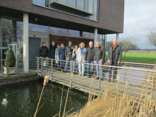 v. l. n. r. Matthias Nettels (Gemeinde Legden), Rouven Boland (Kreis Borken), Maike Deelmann (Gemeinde Heiden), Hanna Schnetger (Stadt Vreden), Dennis Zender (Stadt Borken), Birthe Schnitger (EnergieAgentur.NRW), Angela Theurich (Stadt Bocholt), Alfred Te