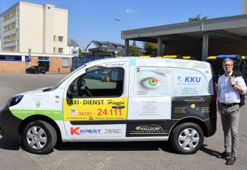 Neuer vollelektrischer Kastenwagen für städtische Botenfahrten in Hanau in Betrieb genommen - Image