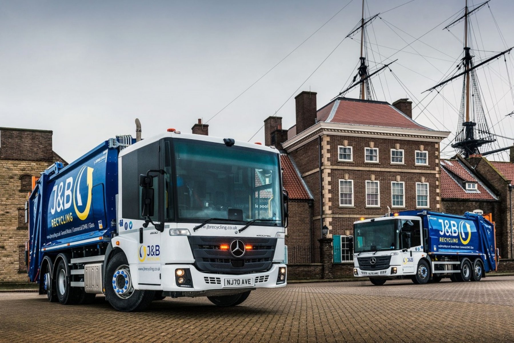 J&B Recycling-Fuhrpark: Mercedes-Benz Econic für mehr Sicherheit und Effizienz