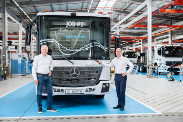 Elektrisch in Serie: Der Mercedes-Benz eEconic rollt ab sofort im Werk Wörth vom Band - Image