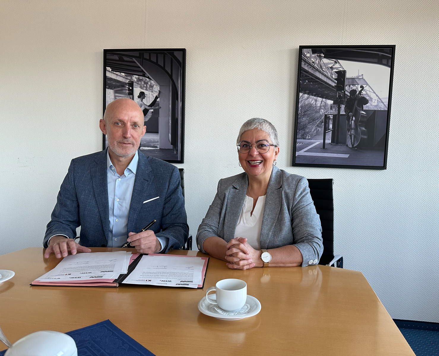 WSW-Arbeitsdirektor Markus Schlomski und Suna