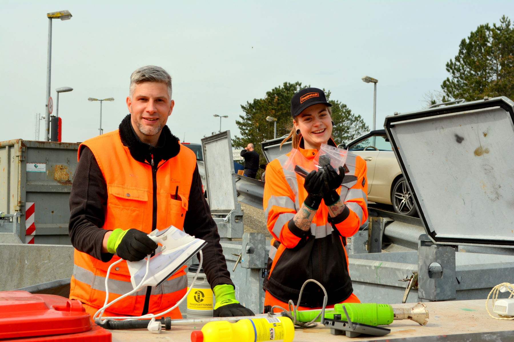 Annahme von Elektrogeräten auf Wertstoffhöfen