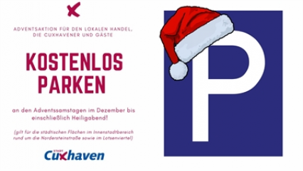 Kostenfreies Parken an den Adventssamstagen in der Cuxhavener Innenstadt - Image