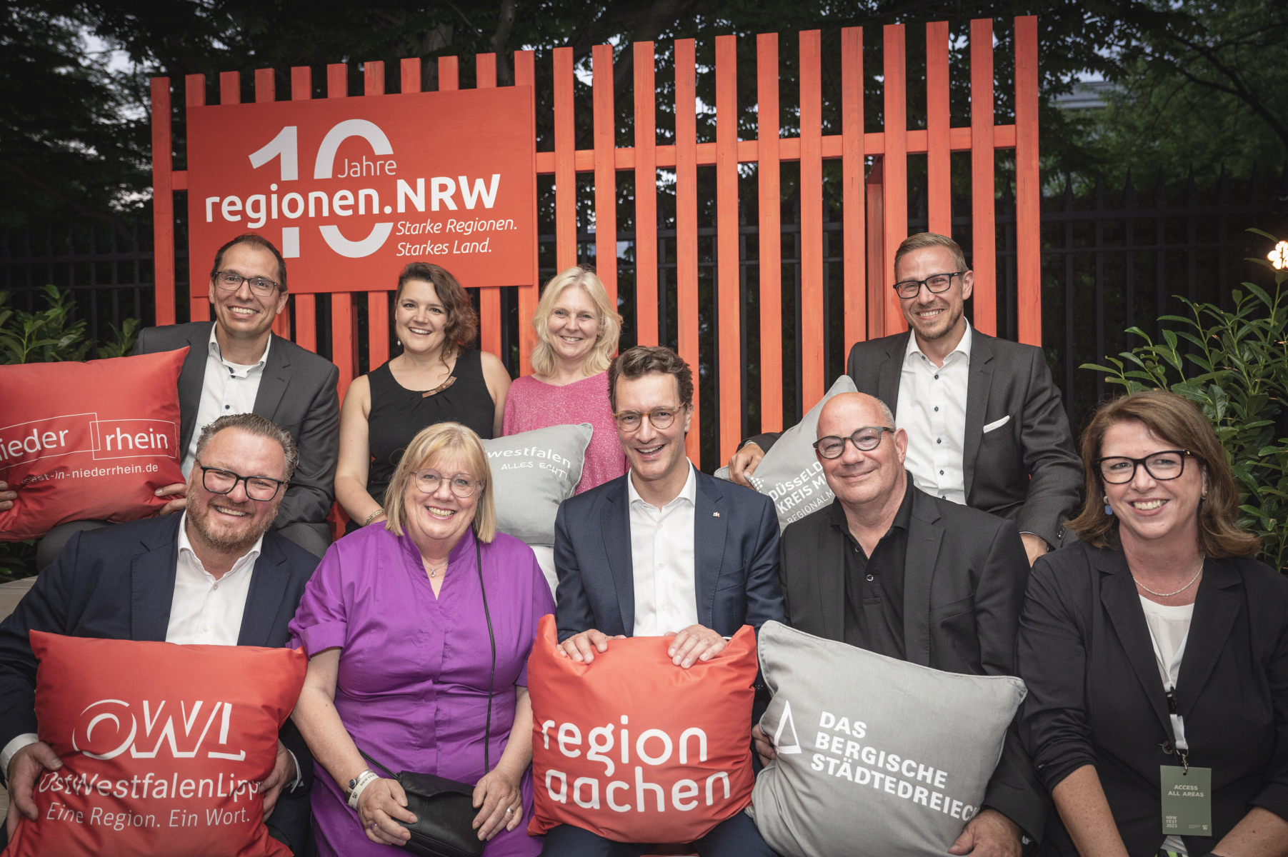 Typisch NRW: Der Verbund regionen.NRW präsentiert sich vor 1.500 Gästen auf dem NRW-Fest in Berlin