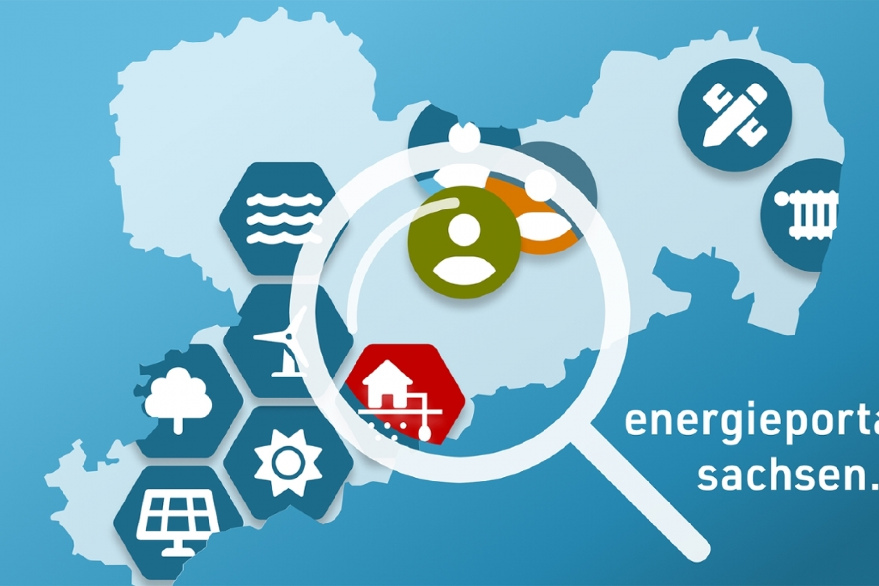 Energieportal Sachsen – das Online-Tool der SAENA zur Suche nach Energiethemen und Experten