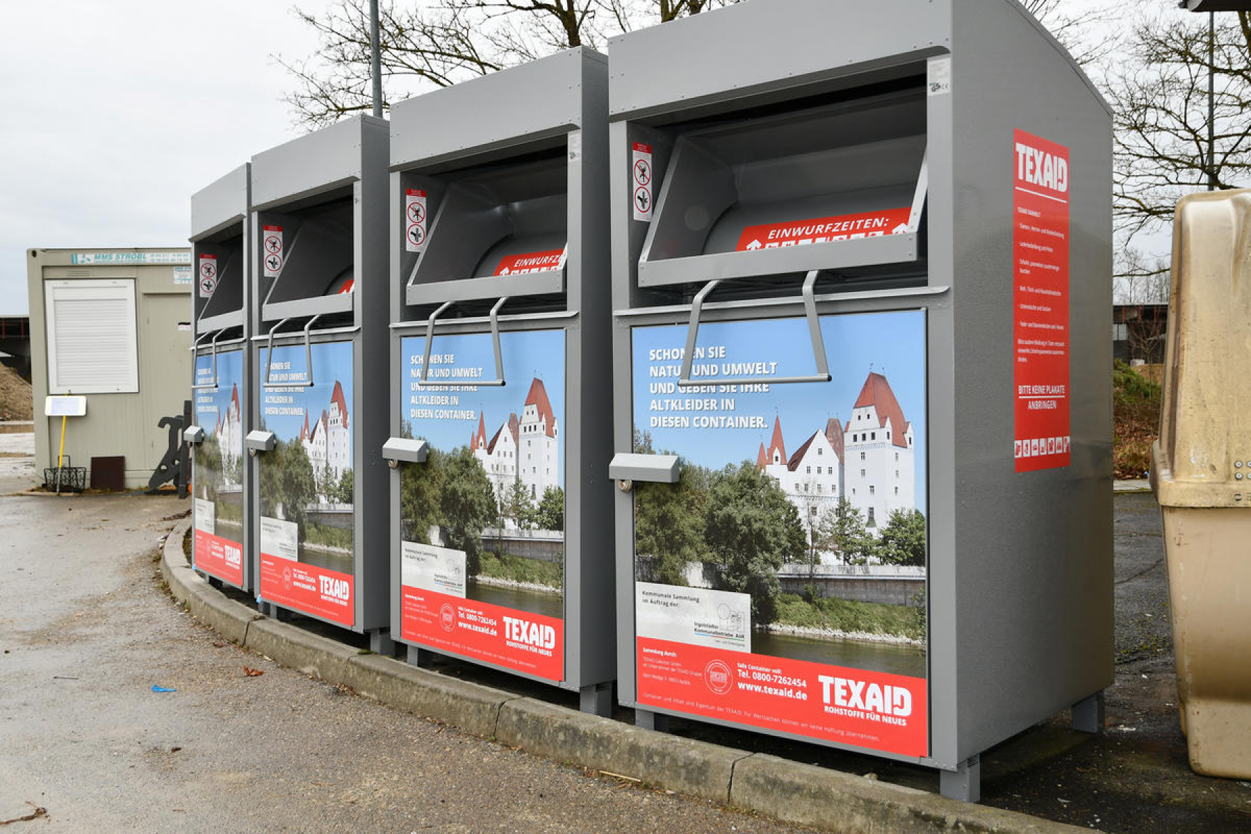 Standorte Altkleidercontainer In Der Nähe Neue Altkleidercontainer im Stadtgebiet Ingolstadt