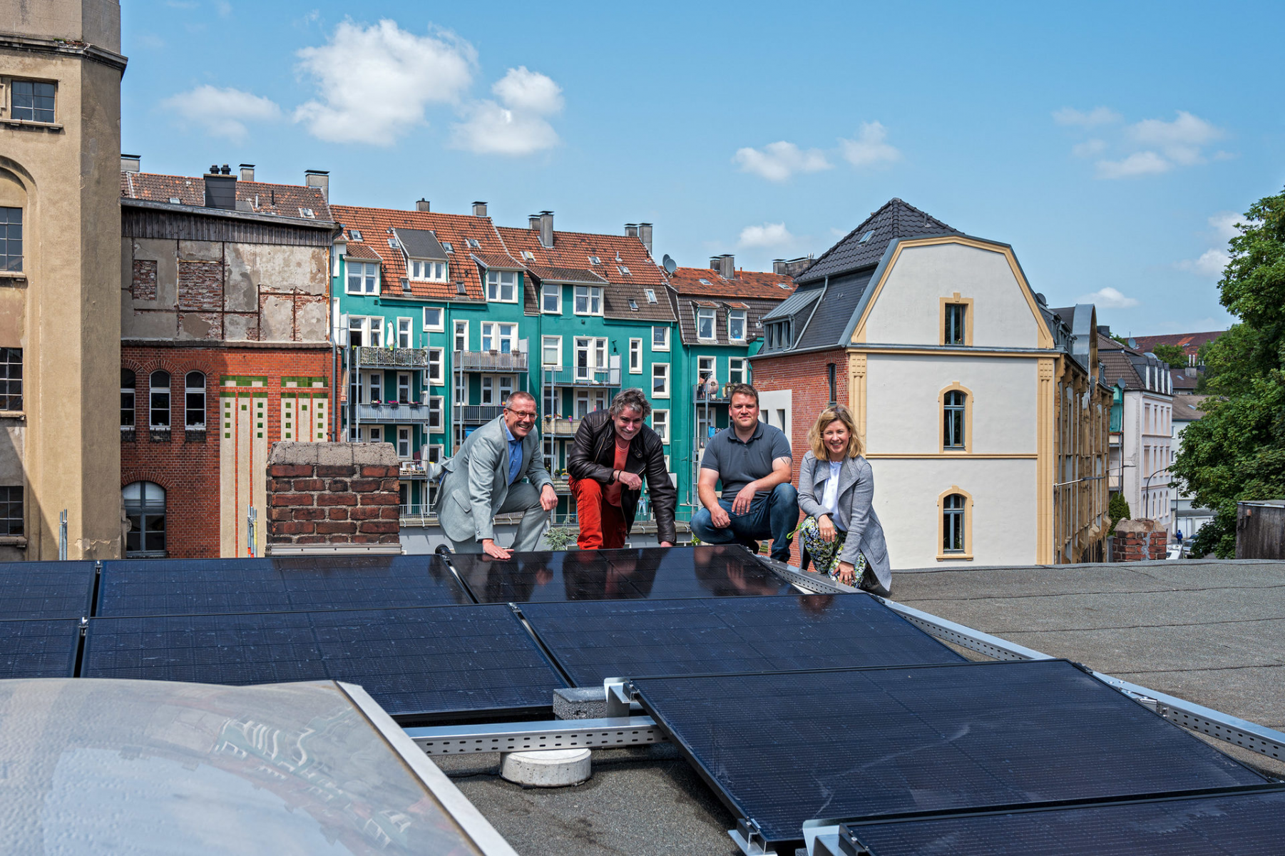 Strom vom Dach: Photovoltaik-Anlagen auf städtischen Gebäuden