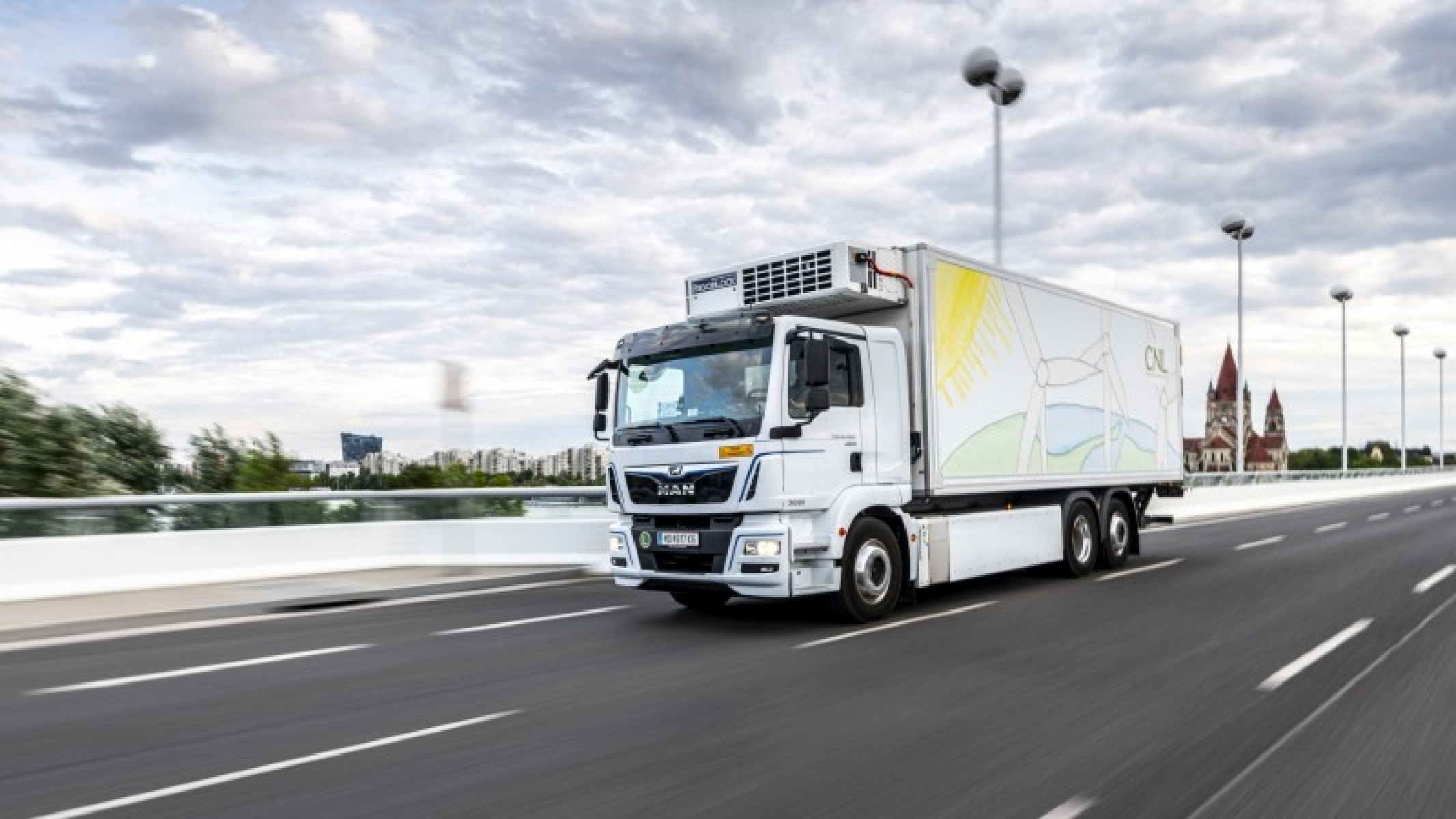 Lebensmittelverteilung mit Elektro-Lkw - MAN beteiligt sich an Studie in Berlin