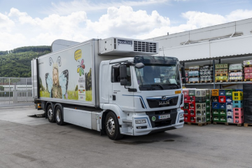 Lebensmittelverteilung mit Elektro-Lkw - MAN beteiligt sich an Studie in Berlin