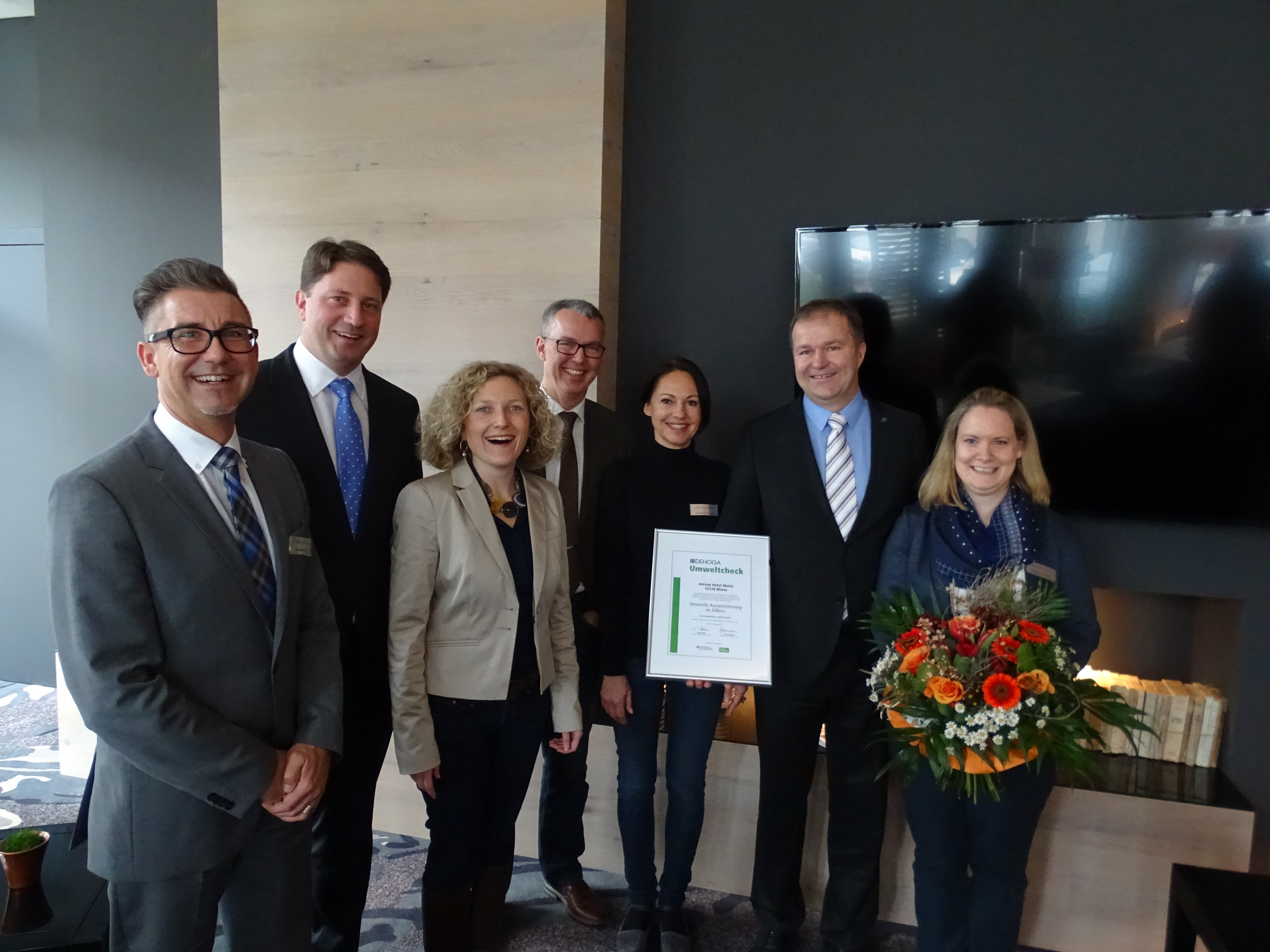 Atrium Hotel erhält DEHOGA Umweltauszeichnung in Silber