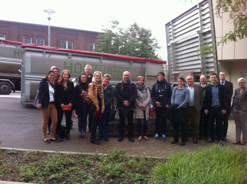 Arbeitskreis der kommunalen Klimaschützer und Energiebeauftragten besucht das Steinmüllergelände in Gummersbach