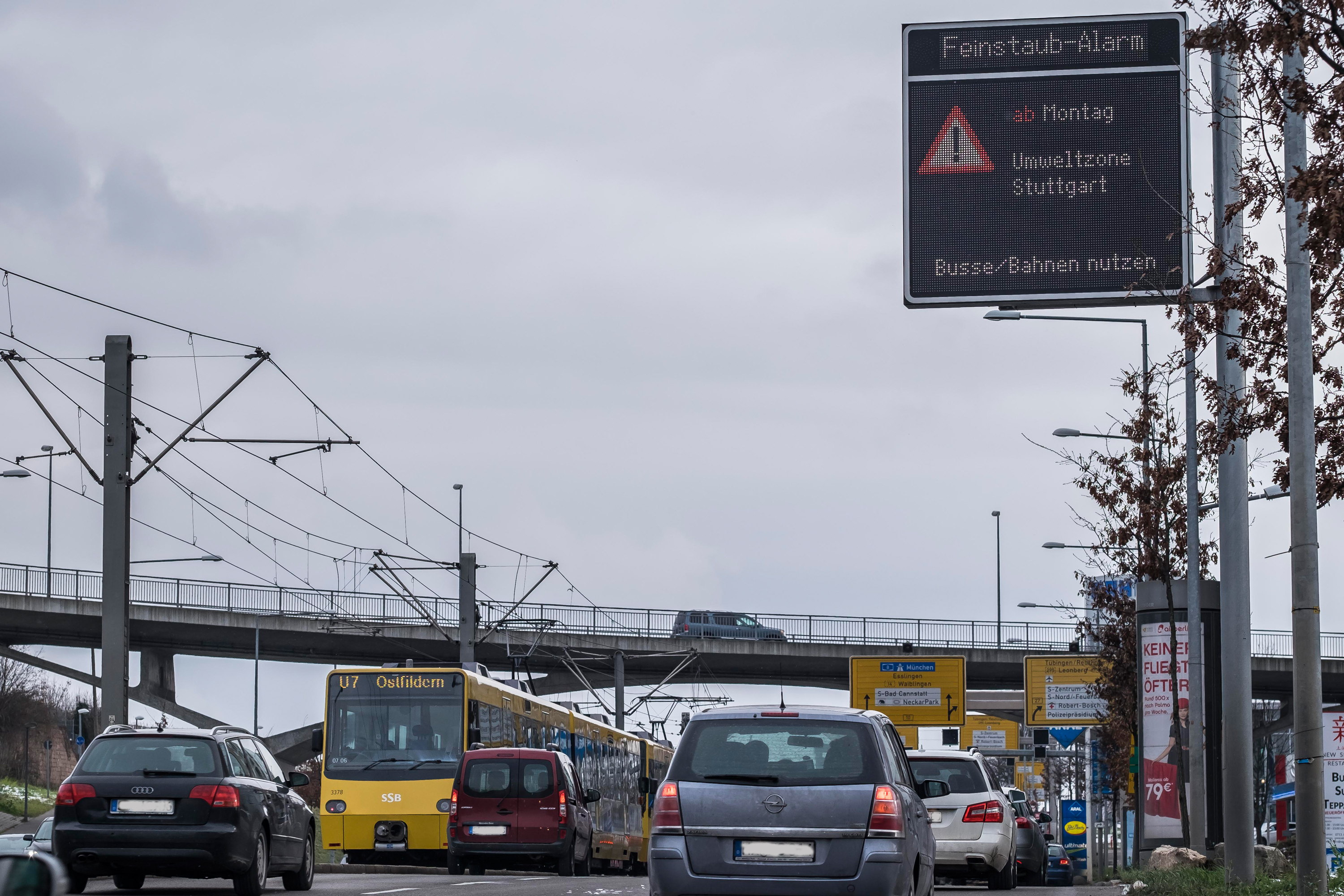 Stadt Stuttgart löst erstmals Feinstaub-Alarm aus