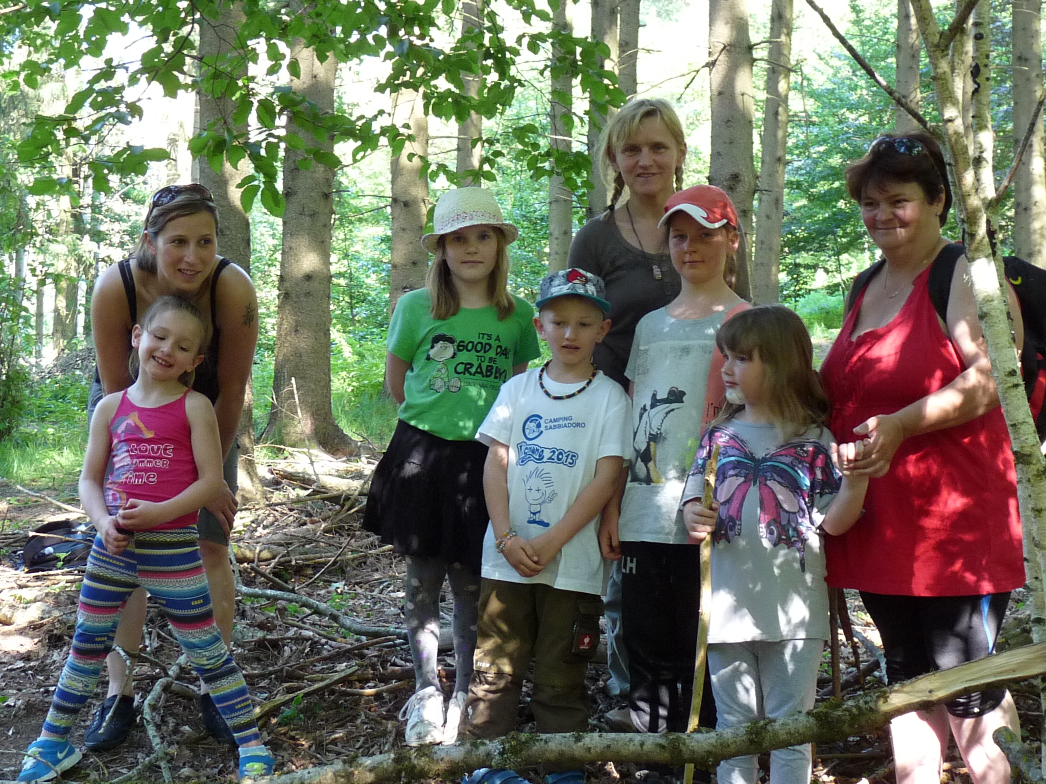 Kleine Klimaschützer im Wald