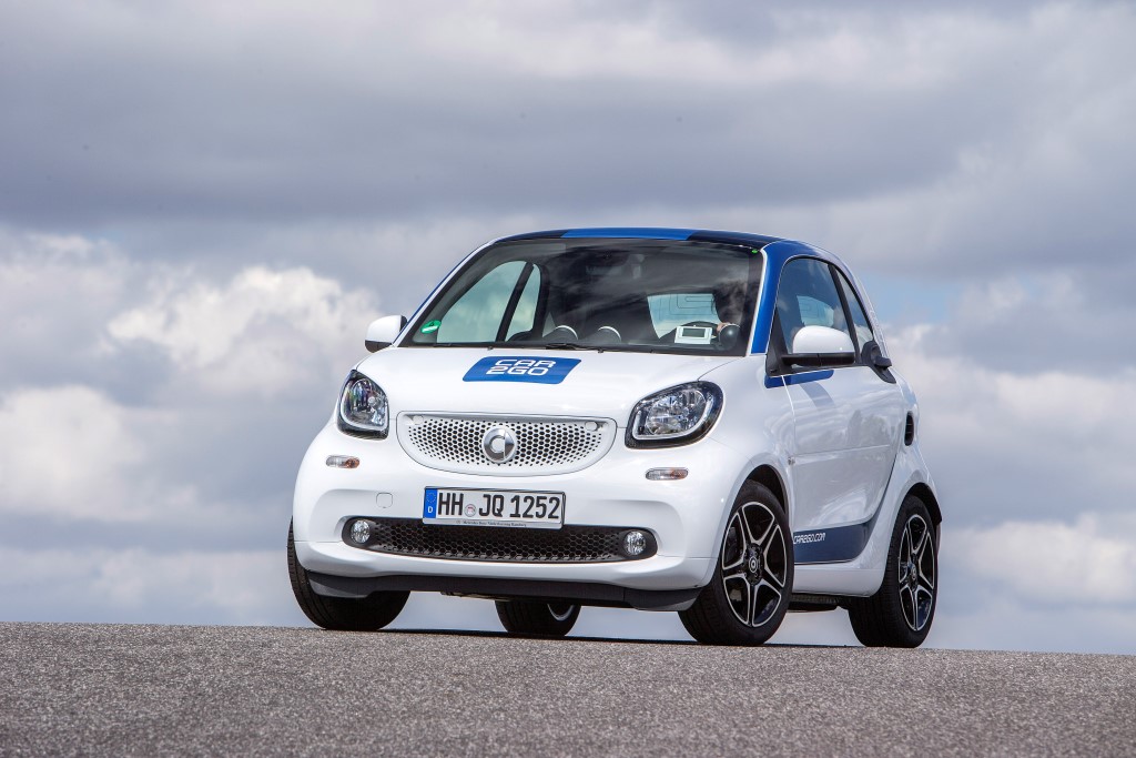 ﻿1.600 neue smart fortwo Fahrzeuge für car2go Kunden