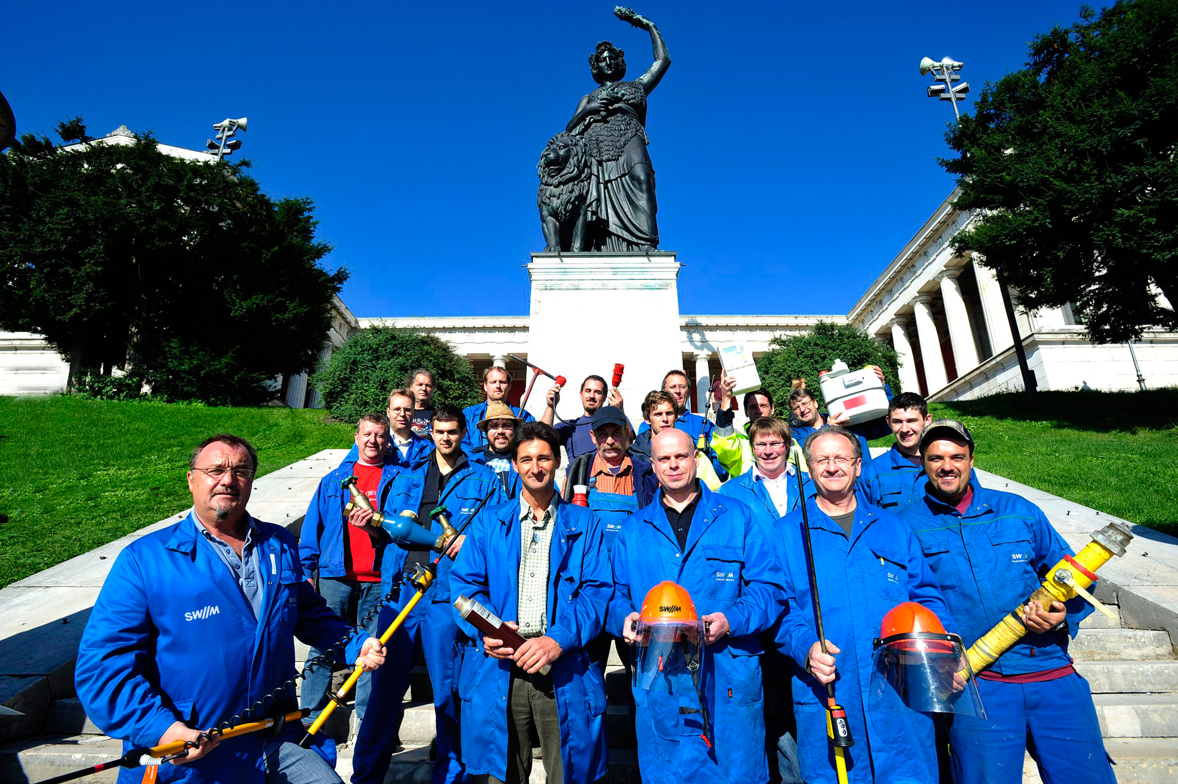 Das Team der SWM ist auch auf dem Frühlingsfest  auf der Theresienwiese im Einsatz.