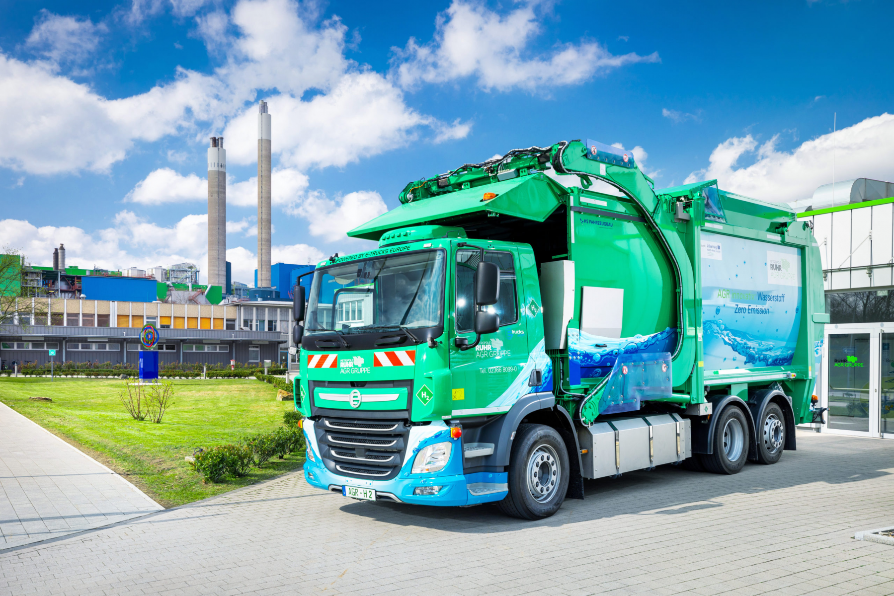 Emissionsfrei durchs Revier: AGR stellt neues Wasserstoff-Abfallsammelfahrzeug vor