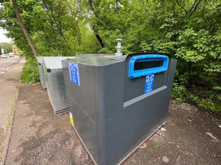 Zusätzliche Papiercontainer an einigen Wertstoffinseln (Foto: Stadt ingolstadt / Michel)