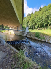 Regierungspräsidium baut Pegel an der Brugga in Oberried (Kreis Breisgau-Hochschwarzwald) um - Image