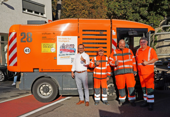 Studie zur Stadtsauberkeit: Hohe Zufriedenheit mit der AWS - Image