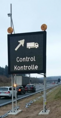 Ausleiten von Fahrzeugen auf Autobahnen - Image