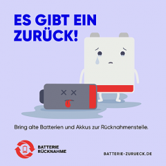 Wohin mit den Batterien? KSR informieren - Image