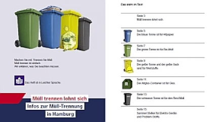 Mülltrennung erklärt mit „Leichter Sprache“