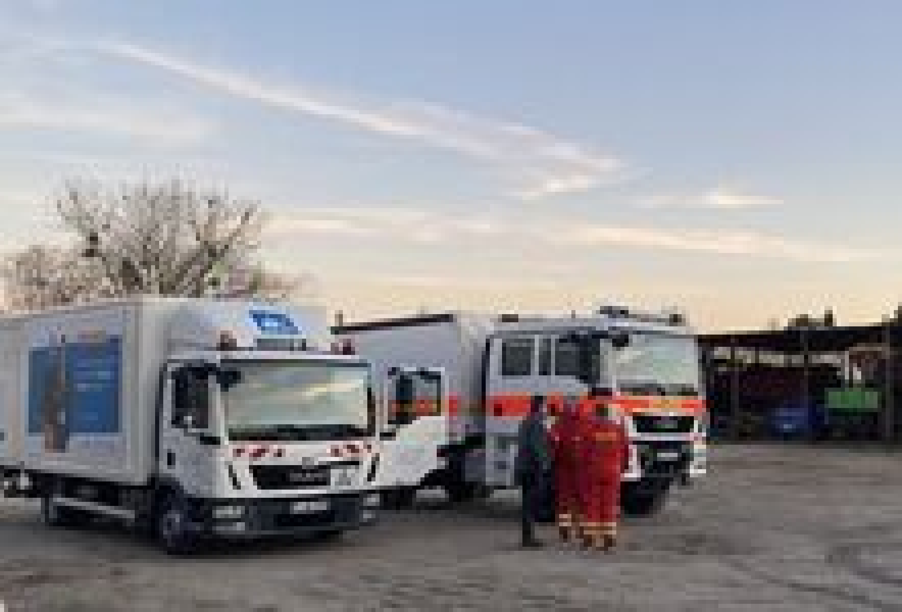 Erste AWSH-Hilfslieferung in Polen angekommen