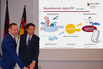 Wissing: Digitale Baustelleninfo ist Meilenstein - Image