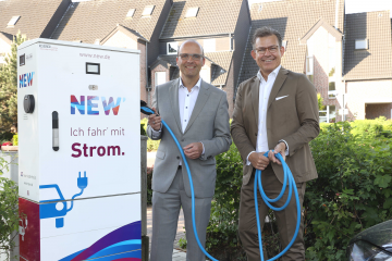 NEW nimmt zwölfte öffentliche E-Ladesäule in der Region in Betrieb - Image