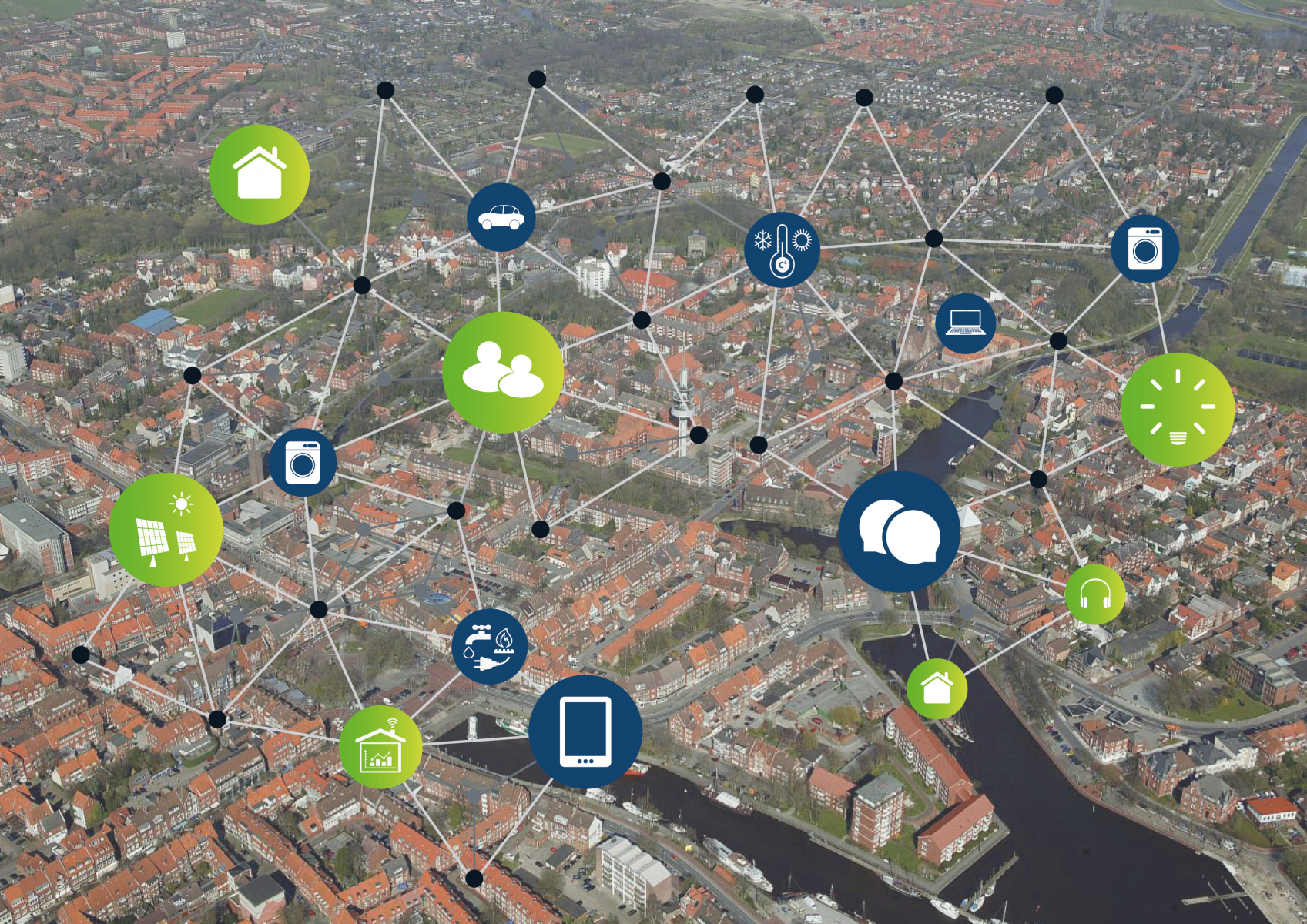 Stadtwerke Emden bauen das digitale Gehirn der Stadt