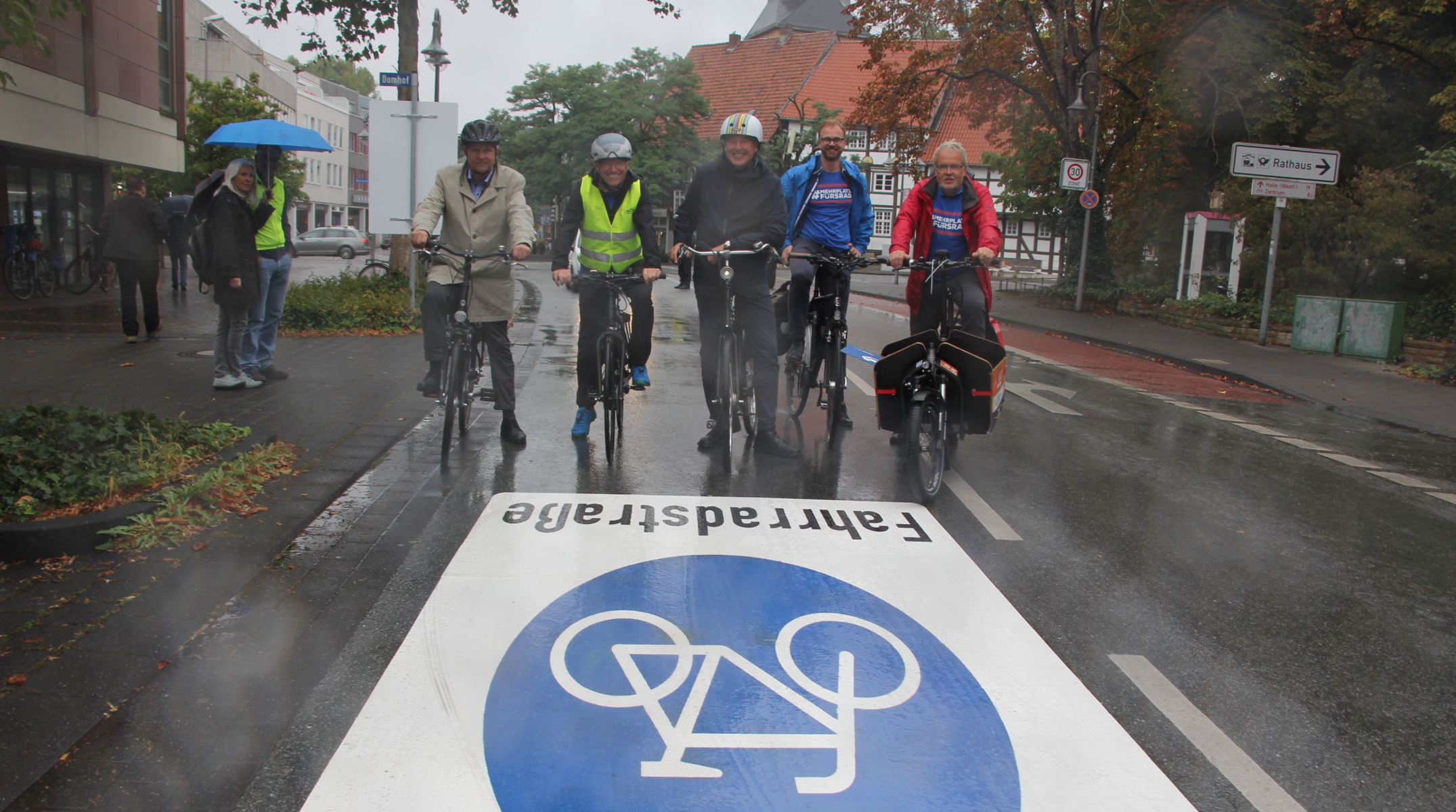 Dalkestraße ist jetzt Fahrradstraße