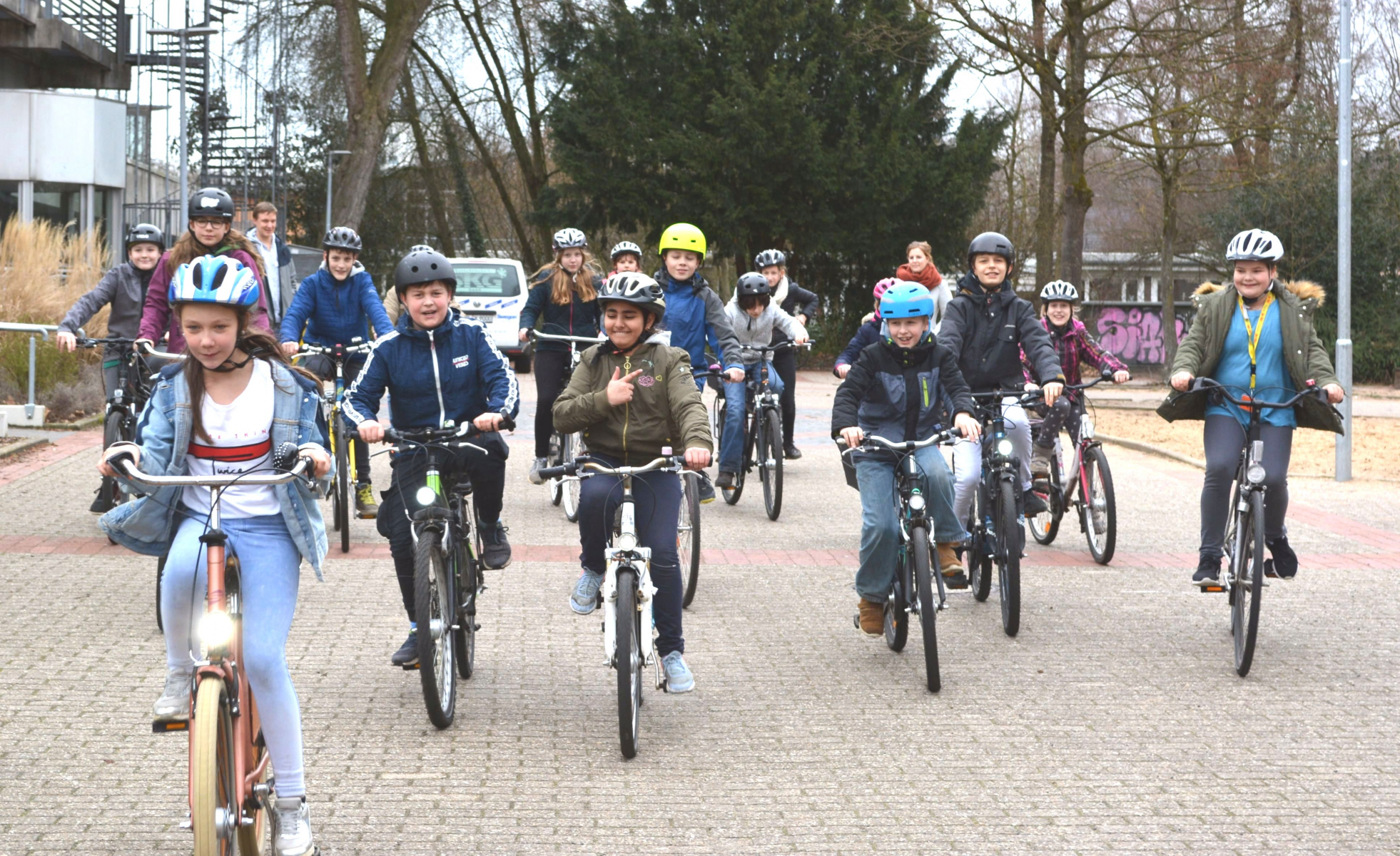 Oldenburger Schüler radeln für Gesundheit und Klima