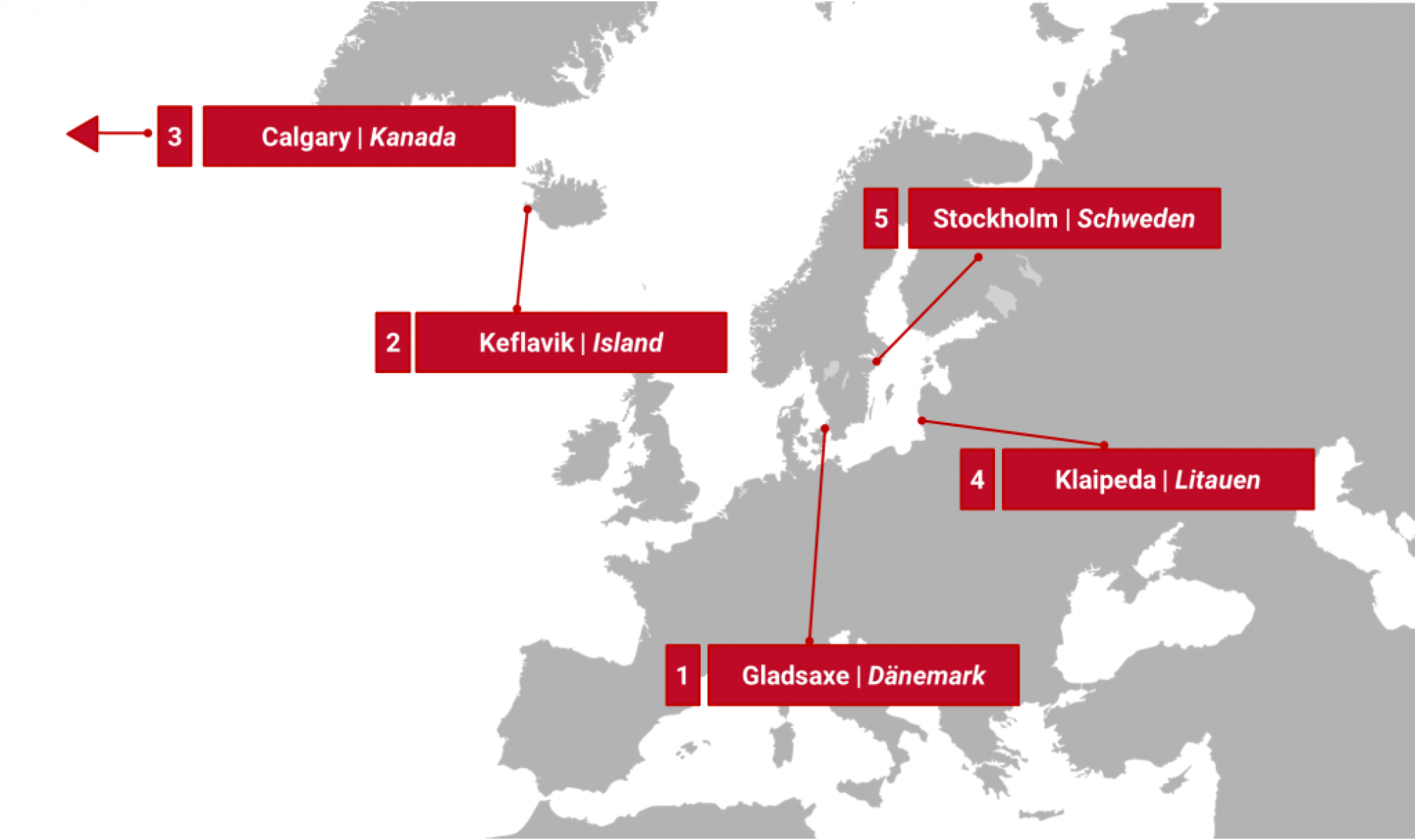 Neue Fahrzeuge und ein besonderer Einsatz – in Dänemark, Island, Kanada, Litauen und Schweden