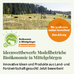 Ideenwettbewerb „Modellbetriebe Bioökonomie in Mittelgebirgen“ - Image