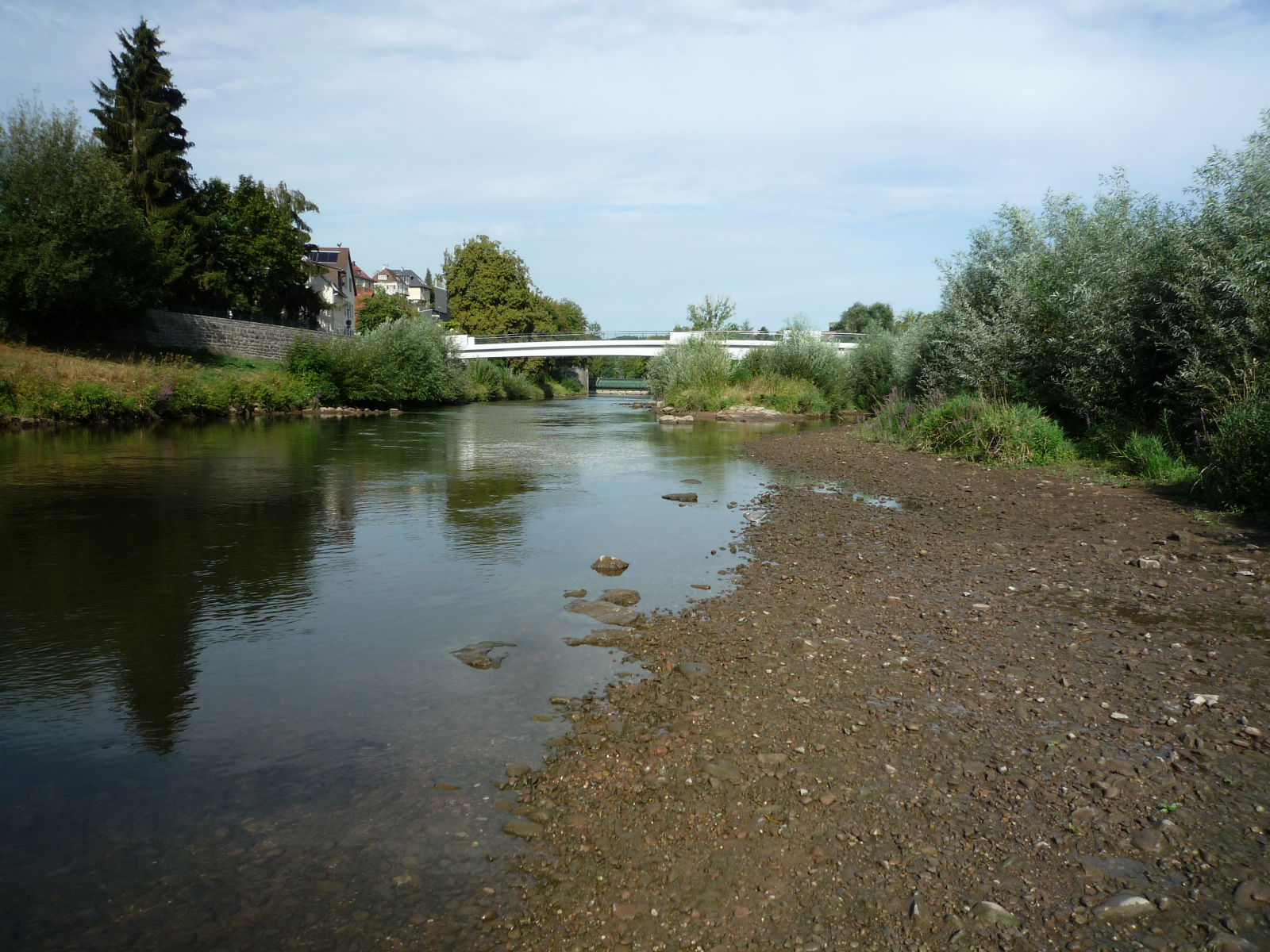 Kritische Marke bei Wasserständen