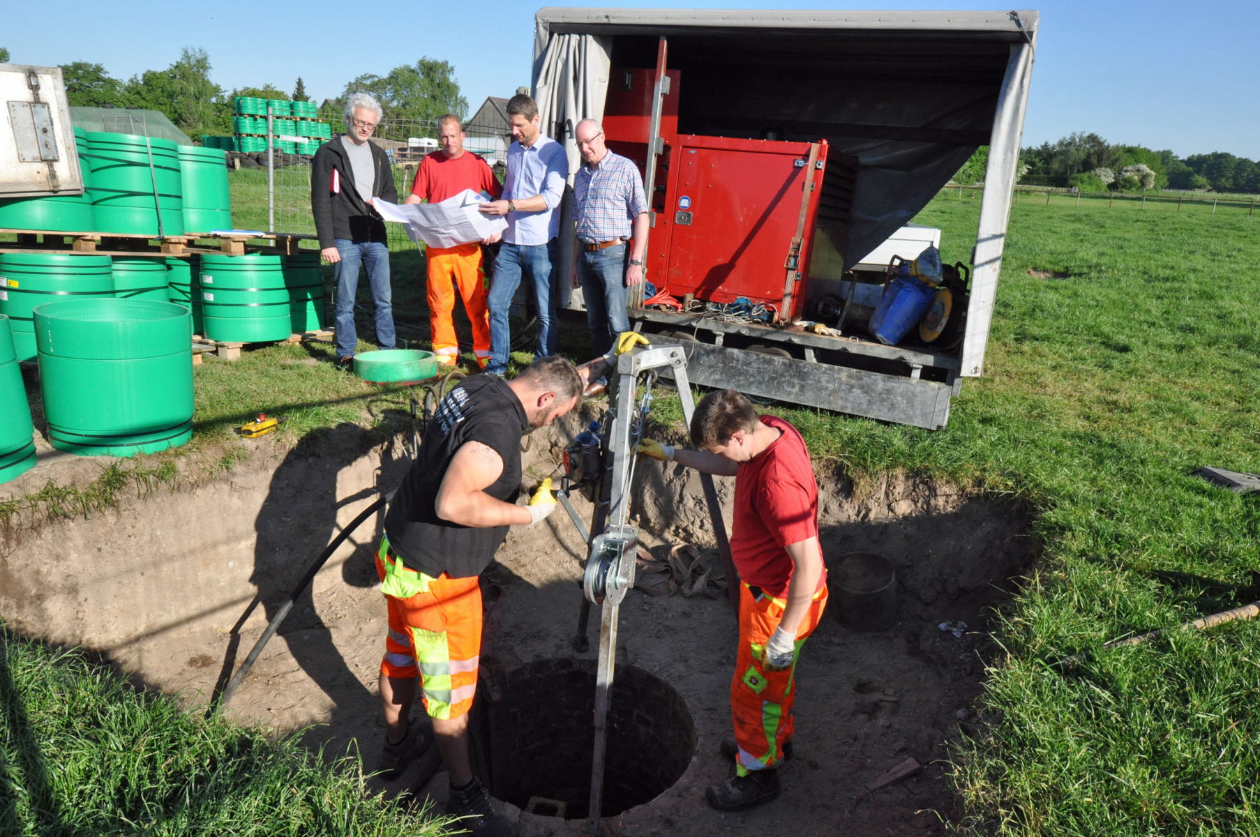 Schmutzwasserkanal bekommt neues Innenleben